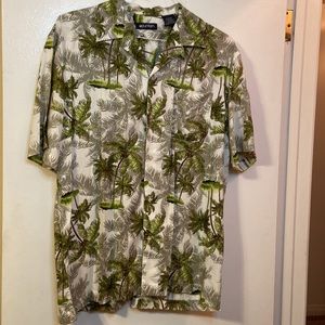 Mens Cabana Shirt Palm Tree Theme